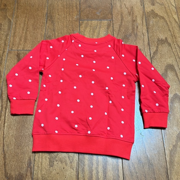 Amazon girls Christmas polka dot snowman sweatshirt size 3T - Picture 6 of 7